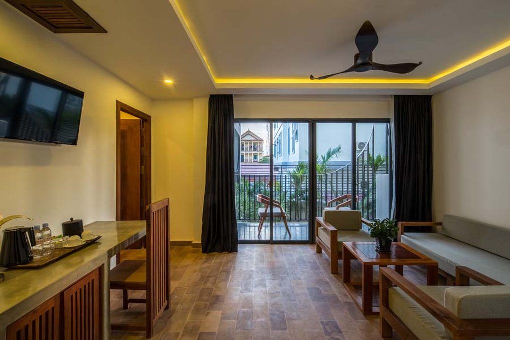The Thirdfold Residence Ciudad de Siem Riep Exterior foto A suite at the hotel
