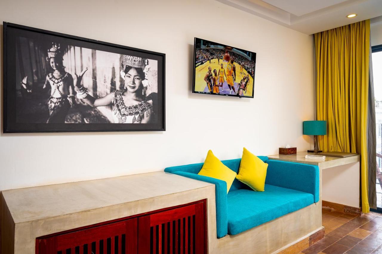 The Thirdfold Residence Ciudad de Siem Riep Exterior foto A room at the hotel